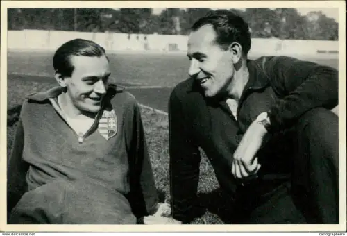 Germany Berlin Olympics Olympia 1936 Cigarettes Trade Card - Sir-Ungarn und Meister Borchmeyer