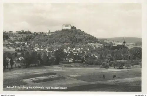 A5348 Germany Schloss Lichtenberg im Odenwald vom Niederhausen