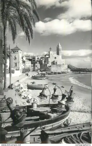 A5348 Spain Sitges typical scenery