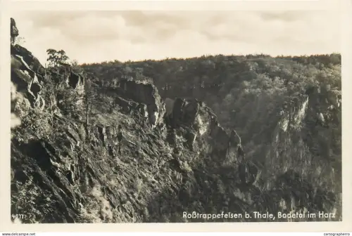 A5347 Germany Bodetal im Harz Rosstrappefelsen bei Thale