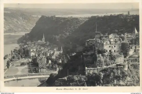 A5347 Germany St Goar mit Ruine Rheinfels
