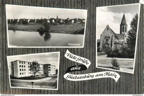 A5347 Germany Viele Grusse Gustavsburg am Main several views