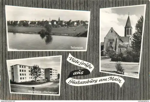 A5347 Germany Viele Grusse Gustavsburg am Main multi view