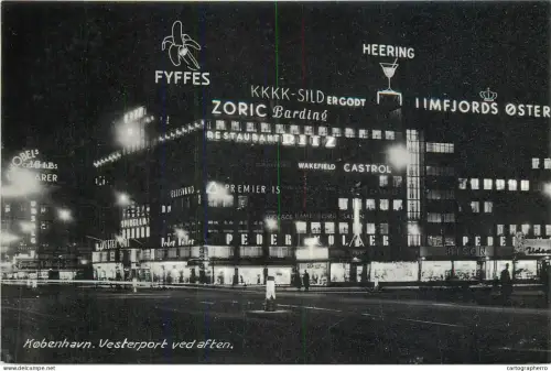 A5347 Denmark Copenhagen Vesterport night view