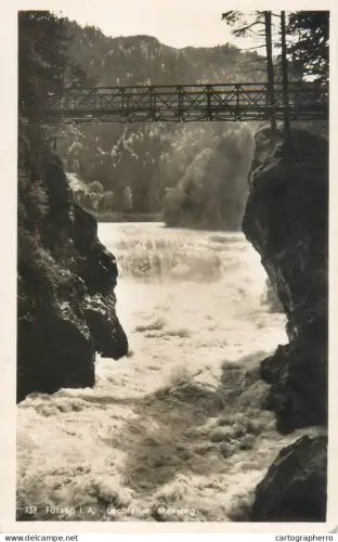 A5346 Germany Fussen Lechfall u. Maxstegbrucke