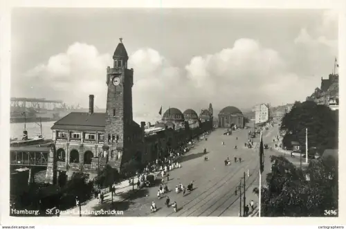 A5345 Germany Hamburg St Paul Landungsbrucken