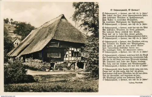 A5345 Germany Schwarzwald Bauernhaus and Lied