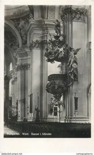 A5345  Germany Weingarten Kanzel im Munster