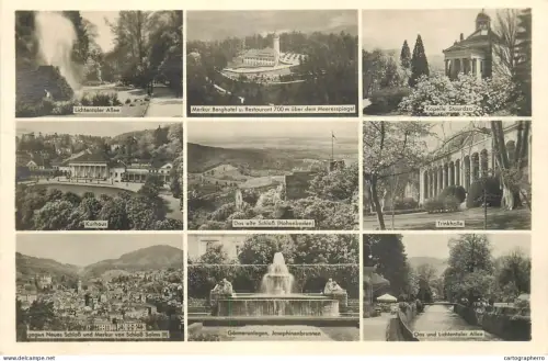 A5345 Germany Baden-Baden multi view souvenir