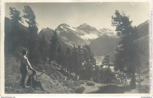 A5345 Switzerland Davos Sertig picturesque natural landscape