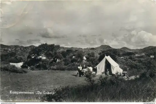 A5345 Netherlands Overveen De Kennemerduinen Gezinskamp types and scenes