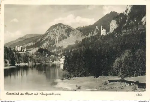 A5345 Germany Strandbad am Alpsee mit Konigschlossern