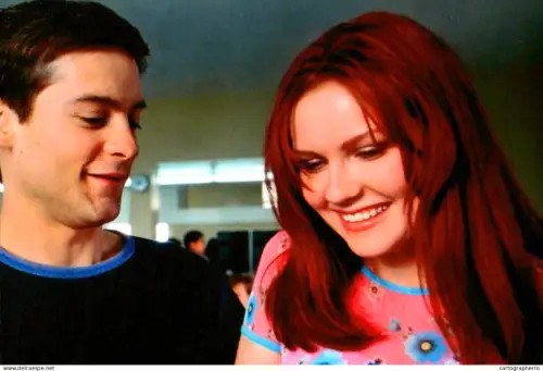 A5910 Photography Photograph Famous people Tobey Maguire & Kirsten Dunst Spider-man movie snapshot