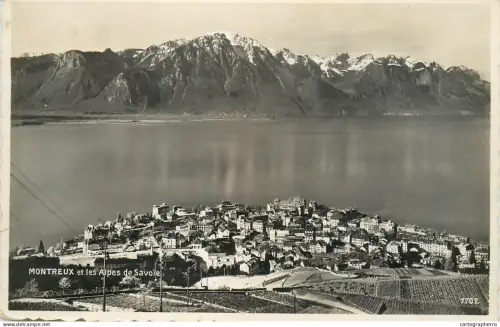 A5330 Switzerland Montreux et les Alpes de Savoie