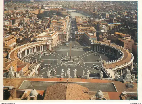 A5396 Vatican Piazza San Pietro vedutta dalla Basilica