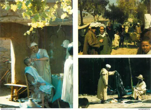 A5395 Morocco Le jour du souk, scenes pittoresques multi view