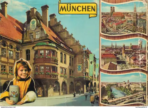 A5394 Germany Munchen Hofbrauhaus multi view