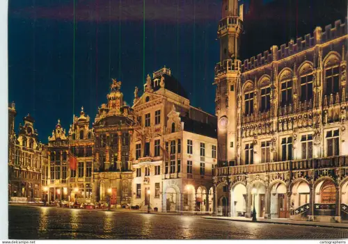 A5394 Belgium Bruxelles nocturnal view