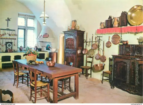 A5393 France Chateau d'Ansouis Vaucluse La cuisine