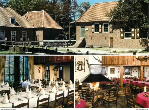 A5393 Netherlands Singraven Denekamp Restaurant "Watermolen" multi view