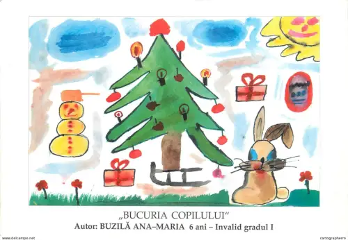 A5390 Charity children drawing Ana Maria Buzila drawing
