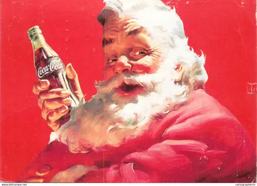 A5388 Santa Claus with Coca Cola bottle