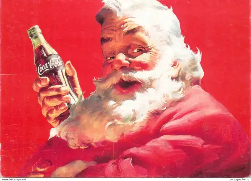 A5388 Santa Claus with Coca Cola bottle
