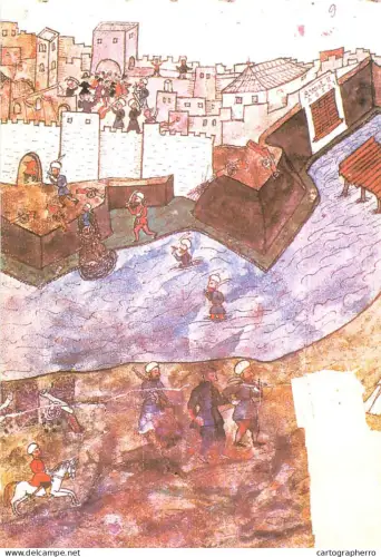 A5388 Hungary Szekesfehervar siege 1602 sketch of Ferenc Wathay