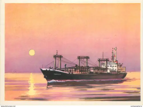 A5384 Russian ship cargo vessel Nikolai Novikov