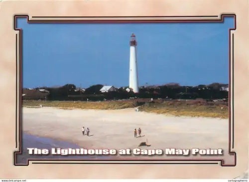 A5384 USA Cape May Point NJ lighthouse