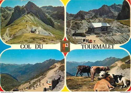 A5386 France Col du Tourmalet (Haut Pyrenees) multi view
