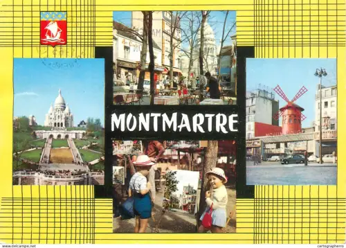 A5386 France Paris Montmartre multi view