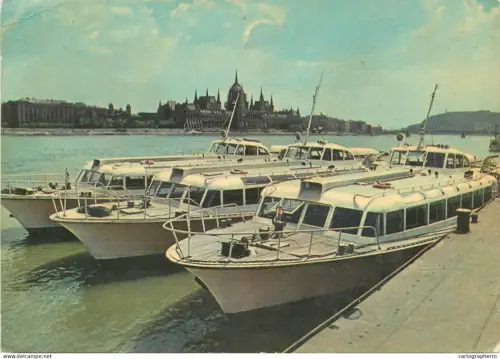 A5383 Hungary Budapest Hydrobuses