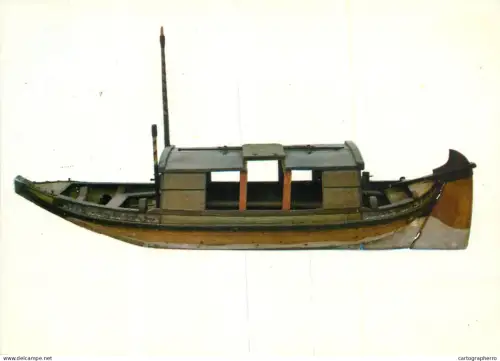 A5383 Netherlands Den Haag Postmuseum barge model