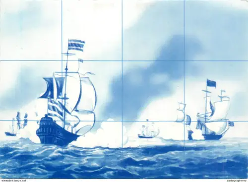 A5383 Sea battle near Kijkduin William v. d. Velde artwork