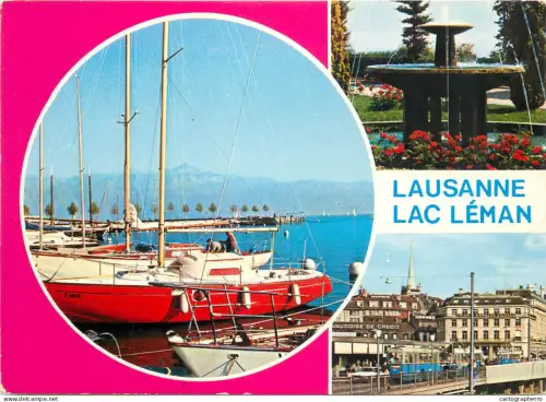 A5382 Switzerland Lausanne Lac Leman multi view