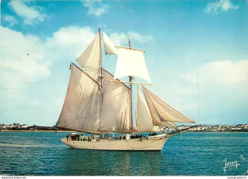 A5381 Boats & sailing ships postcard France La Belle Poule Golette Ecole de la Marine Nationale