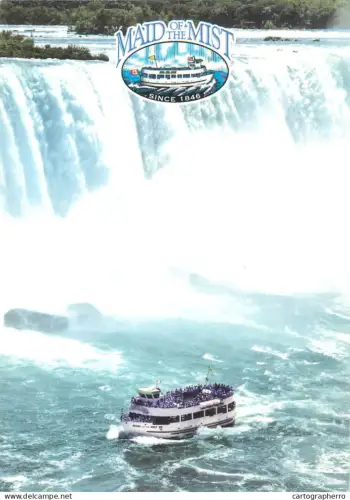 A5381 Boats & sailing ships postcard Niagara Falls Maid of the Mist since 1846