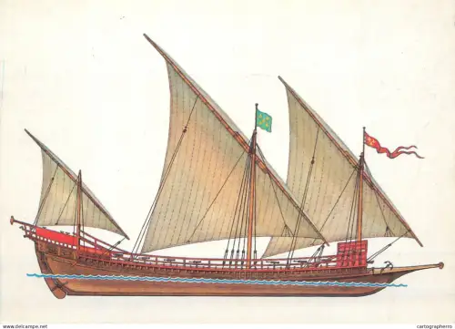 A5381 Boats & sailing ships postcard sailing vessel