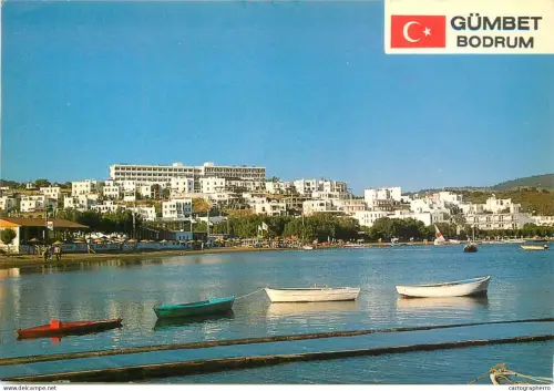 A5381 Boats & sailing ships postcard Turkey Bodrum Gumbet
