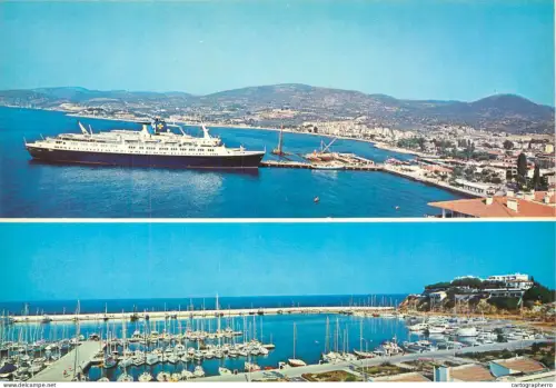 A5381 Boats & sailing ships postcard Turkey Yat port sailing ship