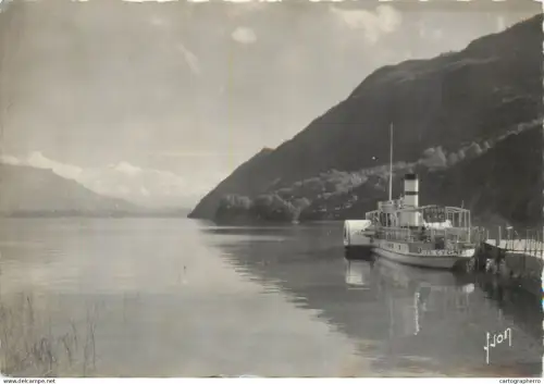 A5381 Boats & sailing ships postcard France Bourget lake (Savoie) sailing vessel