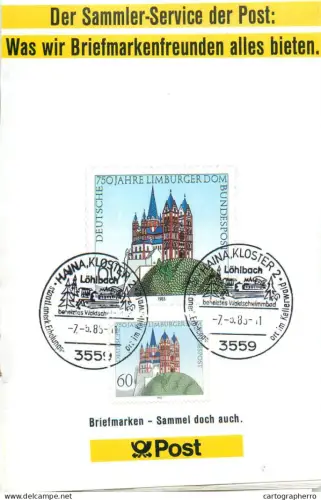 A5377 Postal history postcard Der Sammler Service der Post