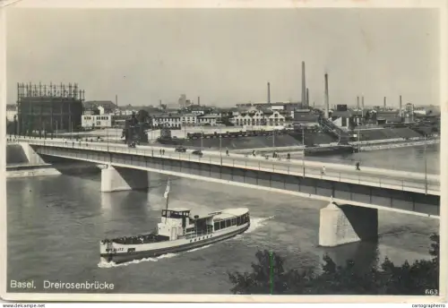 A5858 Transport > Ships > Sailing Vessels Basel 1935