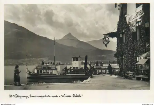 A5858 Transport > Ships > Sailing Vessels Weissen Rossi am Wolfgangsee