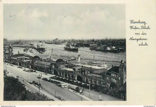 A5858 Hamburg Hafen 1936