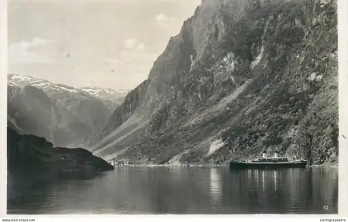 A5858 Transport > Ships > Sailing Norway Gudvangen MS Monte Olivia 1934