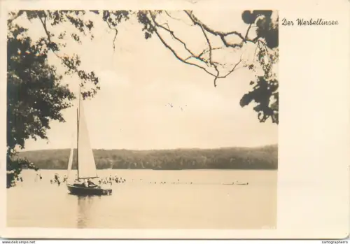 A5858 Transport > Ships > Sailing Vessel boat - Der Werbellinsee