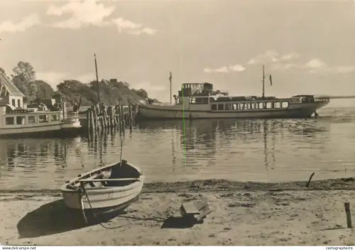 A5858 Transport > Ships > Sailing Vessels Kloster Hiddensee Hafen
