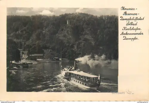 A5858 Oberweser Personen Dampfschiffahrt Solbad navigation